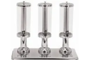 HOLLOWARE 3.0Lx3 Triple Round Juice Dispenser 1 01_1307_09