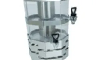 HOLLOWARE New dual octagonal juice dispenser<br> 1 01_1501_02