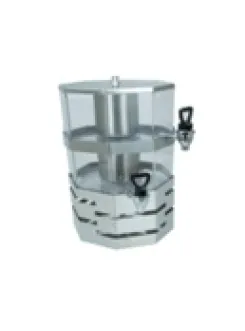 HOLLOWARE New dual octagonal juice dispenser<br> 1 01_1501_02