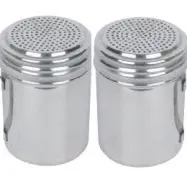 STAINLESS STEEL SHAKERS  SMALL  LARGE HOLES 