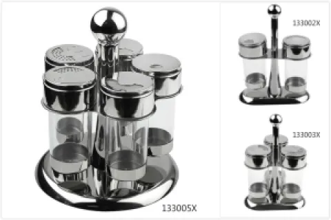 HOLLOWARE CONDIMENT SET 1 132004rx