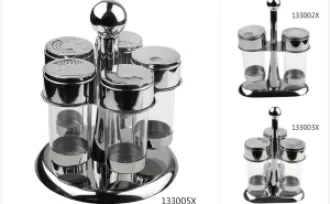 HOLLOWARE CONDIMENT SET 1 132004rx