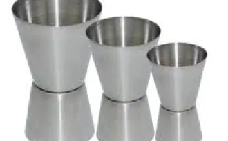 BAR UTENSIL STAINLESS STEEL MEASURING CUPS 1 1322814mc