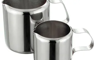 HOLLOWARE STAINLESS STEEL LATTE JUG 1 5oz