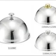 STAINLESS STEEL DOME DISH COVER 