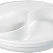 ROUND PORCELAIN INSERT WITH DIVISION